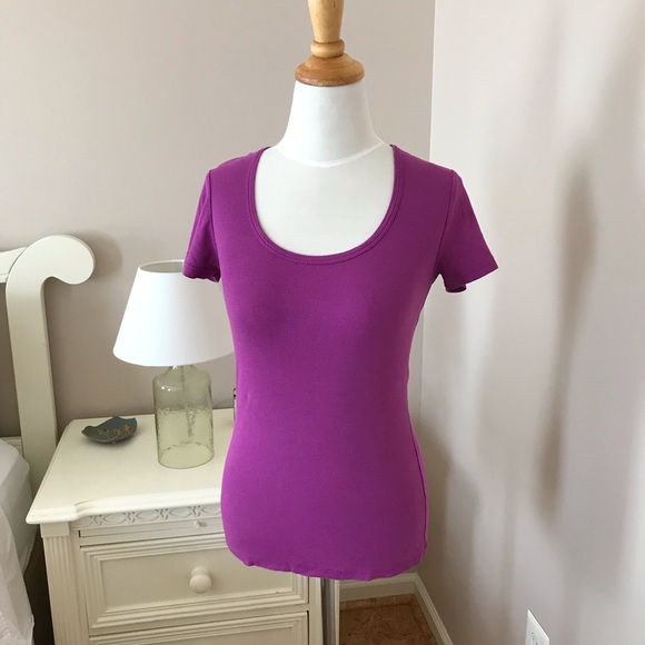 CASLON 100% COTTON KNIT TEE TOP - Picture 1 of 6